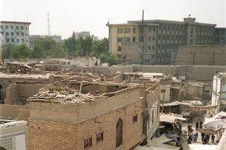 24 Kashgar Old Town From Minaret 1993.jpg